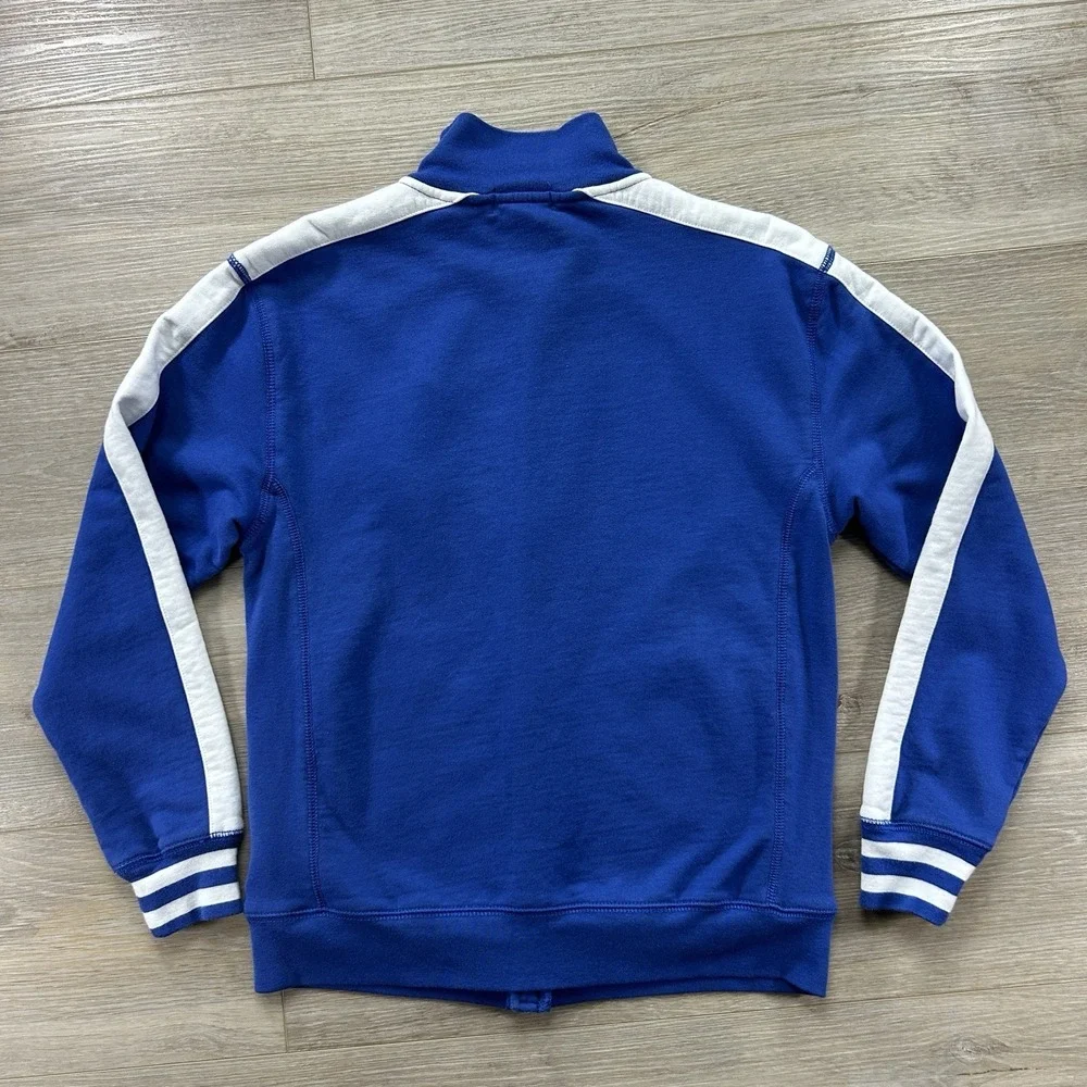 Polo Ralph Lauren Youth Large 14-16 Blue White Big Pony Track Jacket Zip Up
